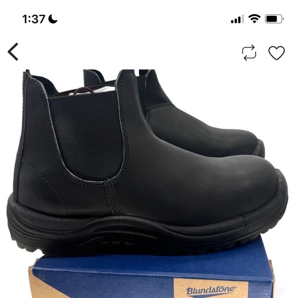 Blundstone Women’s Classic Black Boots Sz 6.5 pre owned Great Shapef - Picture 4 of 4